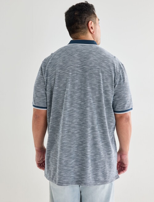 Chisel King Size Tipped Polo Shirt, Petrol product photo View 02 L