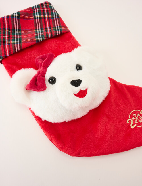 Santa Bear Missy Bear Stocking, 2025 product photo View 02 L