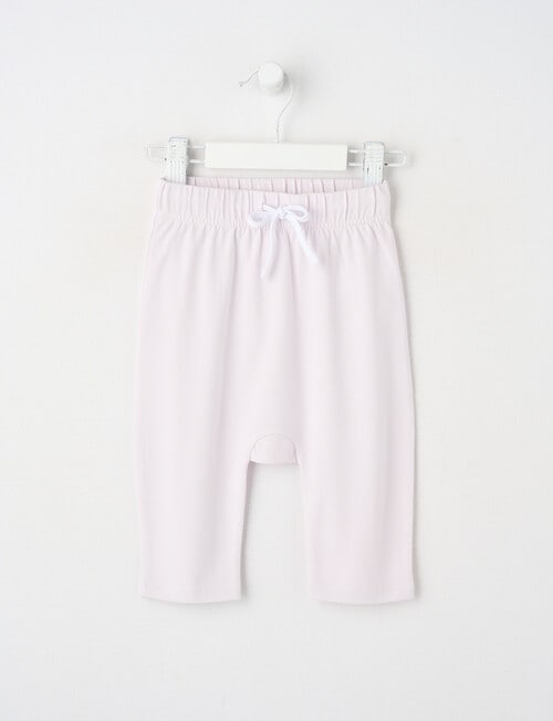 Little Bundle Stretch Cotton Essentials Pant, Orchid Tint product photo