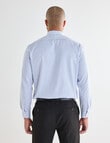 Laidlaw + Leeds Multi Text Check Long Sleeve Shirt, White product photo View 02 S