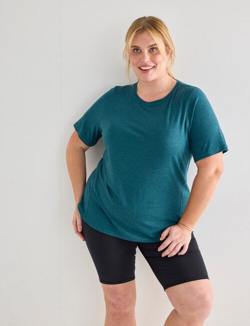 Superfit Curve Limitless Short Sleeve Tee, Dark Moss product photo