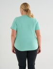 Superfit Curve Limitless Short Sleeve Tee, Aquatic Awe product photo View 02 S