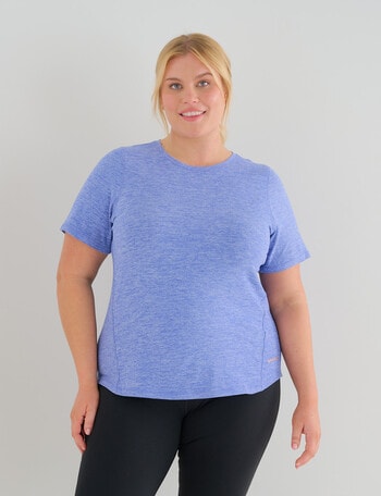 Superfit Curve Limitless Short Sleeve Tee, Electric Indigo product photo