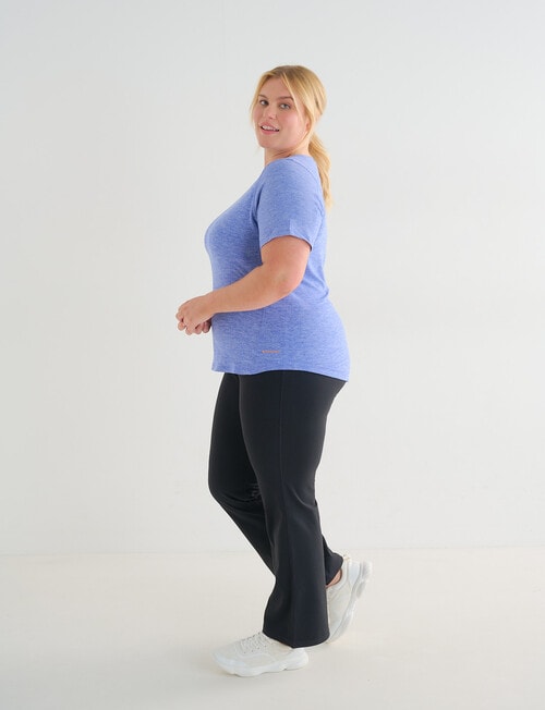 Superfit Curve Limitless Short Sleeve Tee, Electric Indigo product photo View 03 L