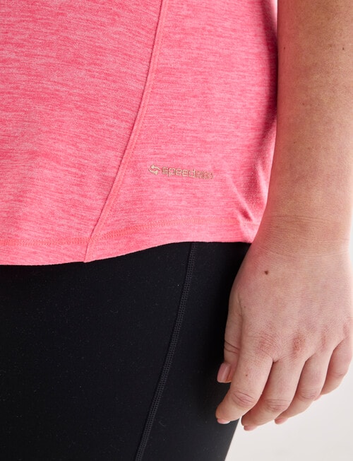 Superfit Curve Limitless Short Sleeve Tee, Neon Pink product photo View 05 L