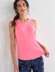 Superfit Limitless Tank Top, Neon Pink product photo