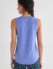Superfit Limitless Tank Top, Electric Indigo product photo View 02 S