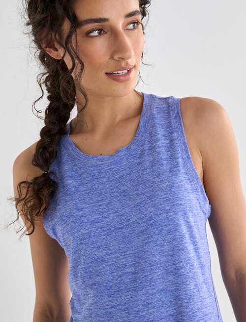 Superfit Limitless Tank Top, Electric Indigo product photo View 04 L
