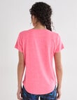 Superfit Limitless Short Sleeve Tee, Neon Pink product photo View 02 S