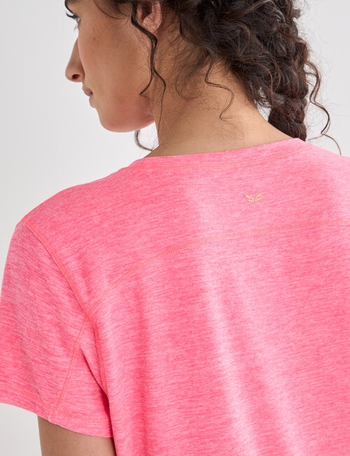 Superfit Limitless Short Sleeve Tee, Neon Pink product photo View 04 L