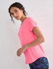 Superfit Limitless Short Sleeve Tee, Neon Pink product photo View 05 S