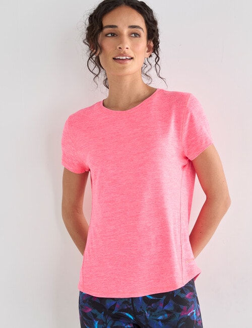 Superfit Limitless Short Sleeve Tee, Neon Pink product photo View 06 L