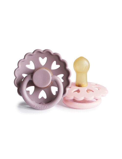 FRIGG Fairy Latex Pacifier, Pink, 0-6m, 2-Pack product photo