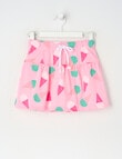 Mac & Ellie Icecreams Knit Skort, Candy Pink product photo