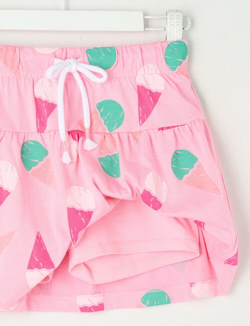 Mac & Ellie Icecreams Knit Skort, Candy Pink product photo View 02 L