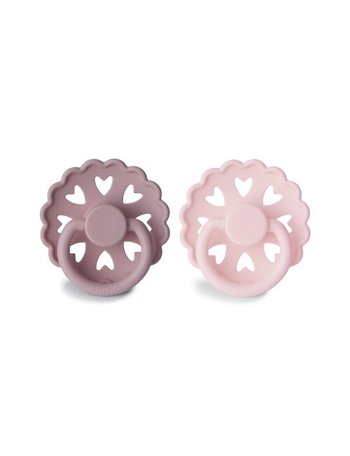 FRIGG Fairy Silicone Pacifier, Pink, 6-18m, 2-Pack product photo View 02 L