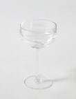 Terrace Wave Coupe Glass, Clear product photo