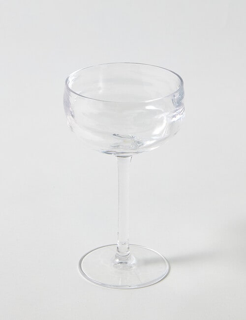 Terrace Wave Coupe Glass, Clear product photo