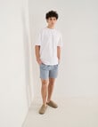 Tarnish Staple Shorts, Light Blue product photo View 03 S