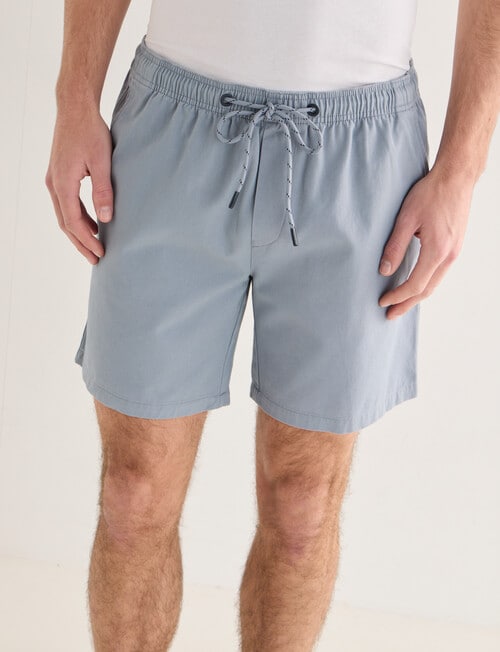 Tarnish Staple Shorts, Light Blue product photo View 06 L