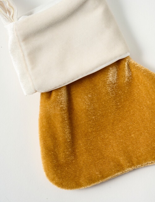 Christmas Shop Velvet Mini Stocking product photo View 02 L
