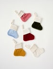 Christmas Shop Velvet Mini Stocking product photo View 03 S