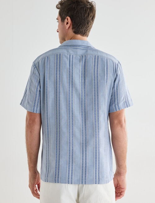 Gasoline Charmby Avalon Revere Shirt, Blue product photo View 02 L