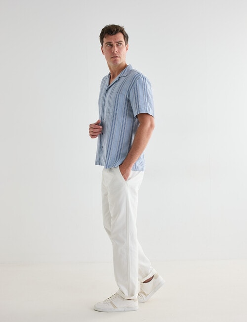 Gasoline Charmby Avalon Revere Shirt, Blue product photo View 03 L