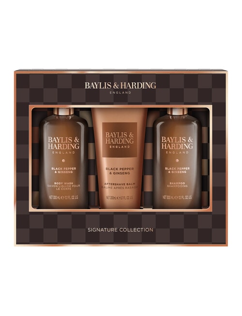 Baylis and Harding Black Pepper & Ginseng Men's Luxury Bathing Gift product photo View 02 L
