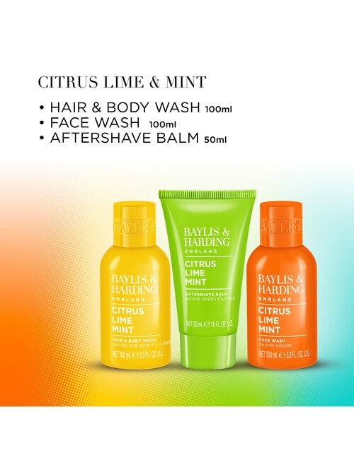 Baylis and Harding Citrus, Lime & Mint Men's Essentials Trio Gift product photo View 03 L