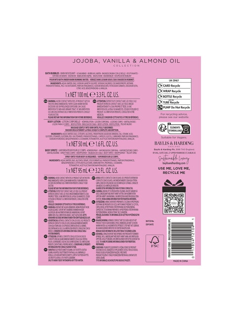 Baylis and Harding Gift Wrapped Pamper Trio Gift Set product photo View 05 L