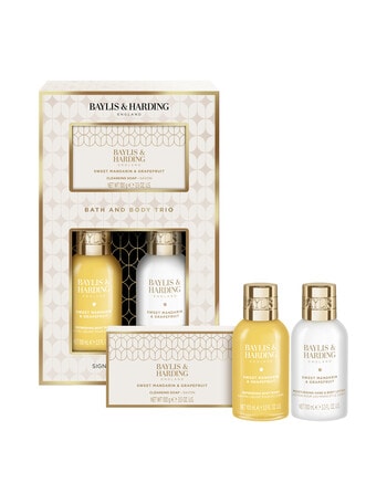 Baylis and Harding Mandarin & Grapefruit Pamper Body Trio Gift Set product photo