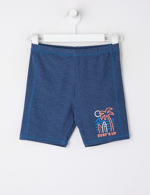 Wavetribe Rash Short, Denim Marle product photo