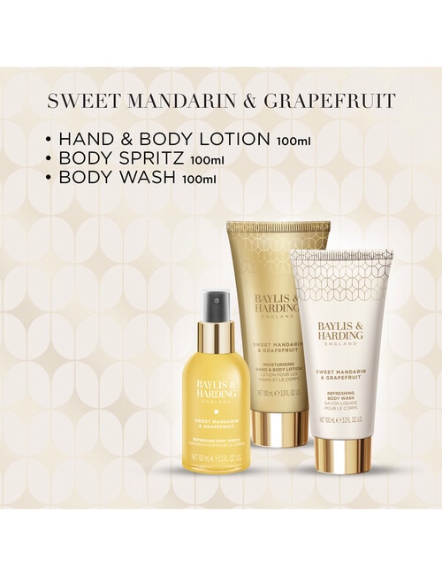 Baylis and Harding Mandarin & Grapefruit Luxury Wash Bag Gift Set product photo View 03 L