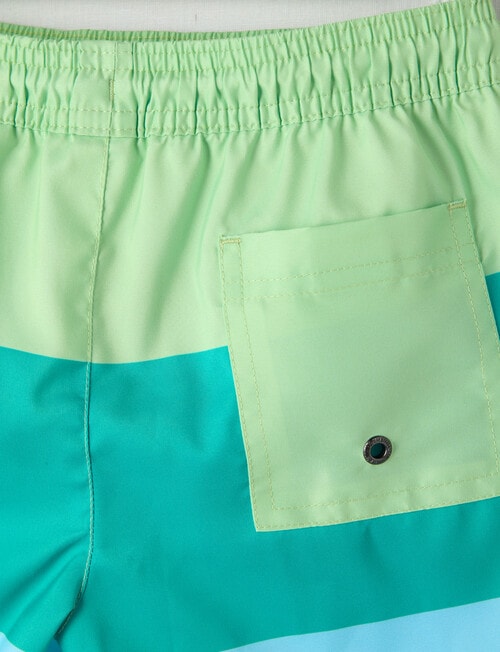 Wavetribe Colour Block Swim Short, Lime product photo View 03 L