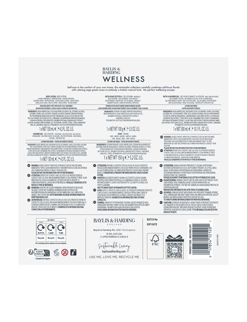 Baylis and Harding Wellness Self-Care Kit Gift Set product photo View 05 L