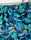 Wavetribe Tropic Swim Short, Navy product photo View 03 S
