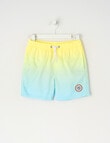 Wavetribe Ombre Swim Short, Yellow product photo