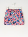 Wavetribe Tropic Swim Short, Orange product photo
