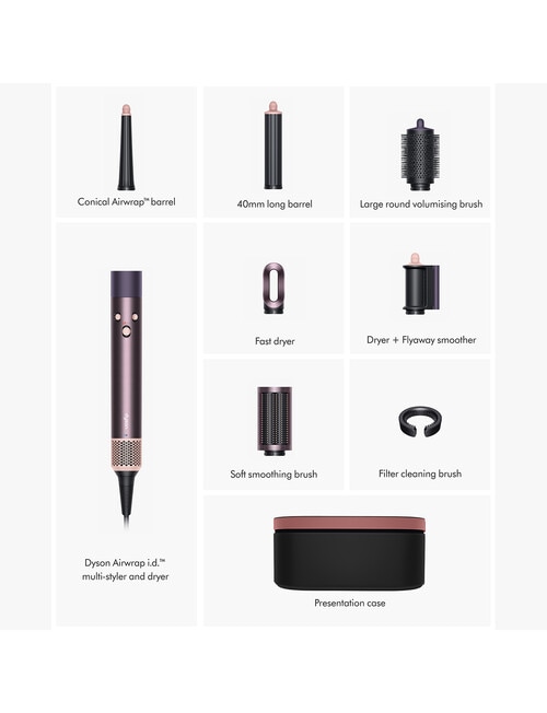 Dyson Airwrap I.D, Jasper Plum & Blush Pink product photo View 04 L