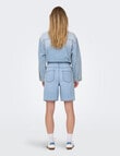ONLY Robyn Long Denim Short, Light Blue product photo View 04 S