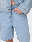 ONLY Robyn Long Denim Short, Light Blue product photo View 05 S
