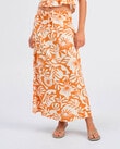 ONLY Jakiri Linen Blend Long Skirt, Tropical Sunshine product photo