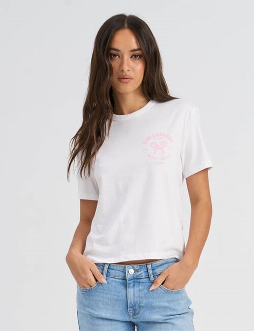 ONLY Dina Club Tee, Lobster Print product photo