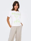 ONLY Dina Club Tee, Malibu Print product photo View 03 S