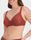 Berlei Barely There Lace Bra, Burnished Rose, A-E product photo View 02 S