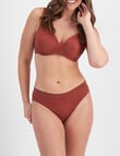 Berlei Barely There Lace Bikini Breif, Burnished Rose product photo View 04 S