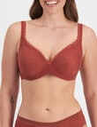 Berlei Barely There Lace Bra, Burnished Rose, A-E product photo