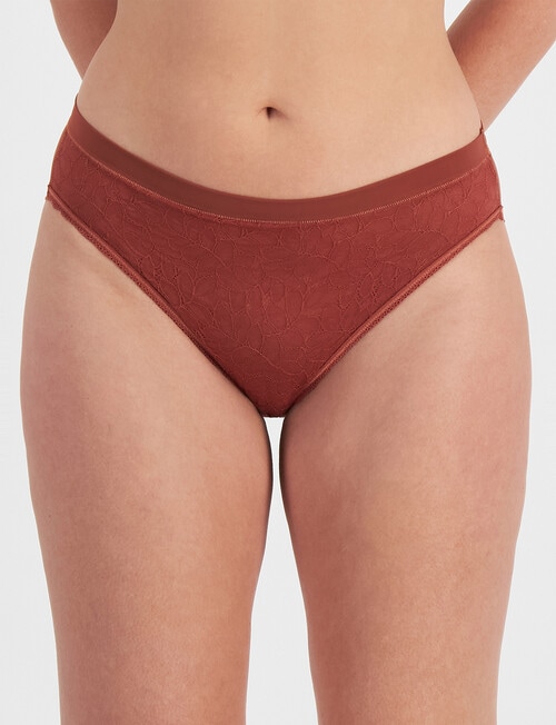 Berlei Barely There Lace Bikini Breif, Burnished Rose product photo