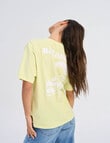 ONLY Patricia Summer Tee, Pale Lime Print product photo View 02 S
